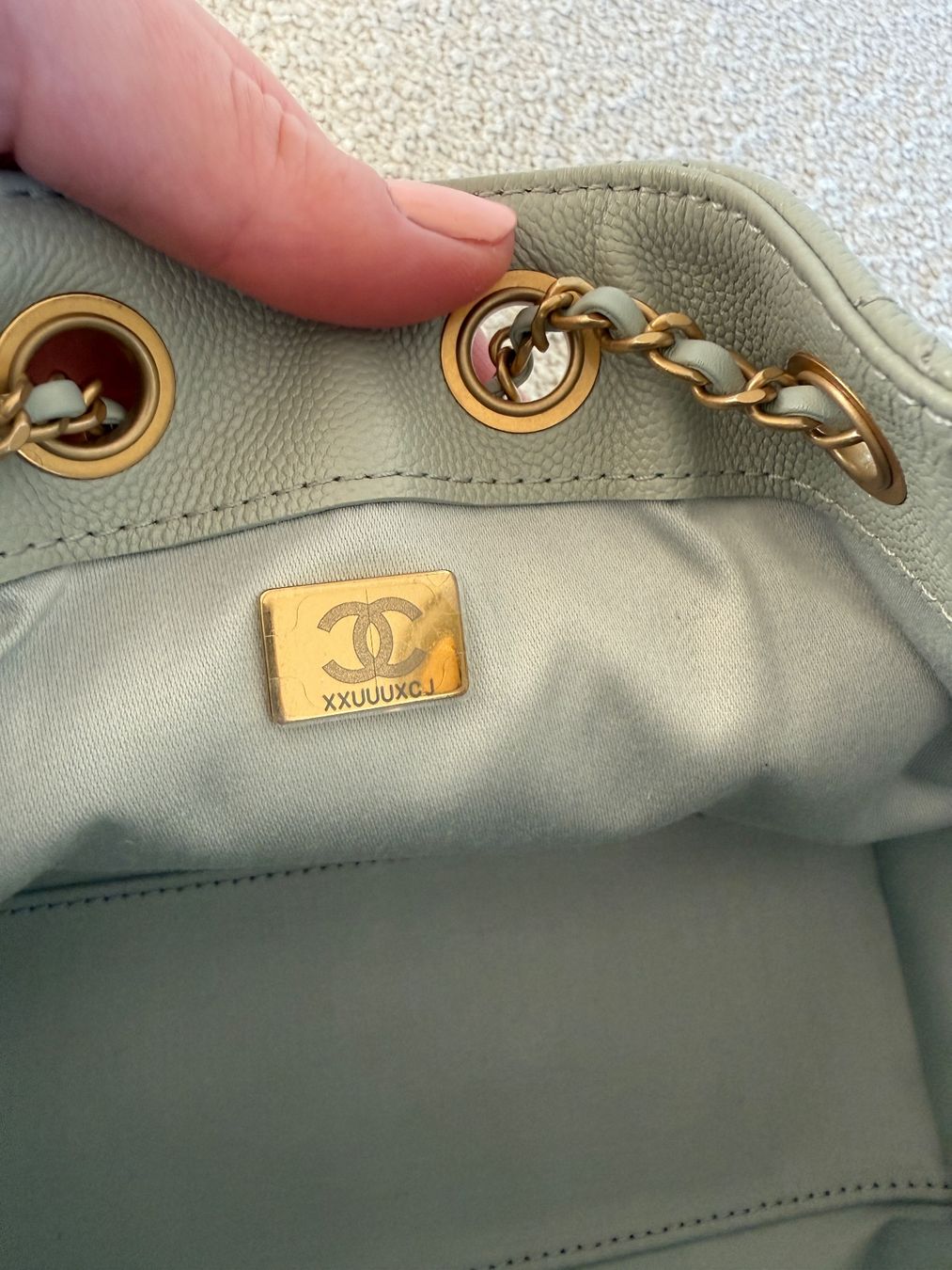 Chanel Borse da donna: Chanel 25 Mini light pastel green – Usato da Schindellegi venduto da Kar_5zrb 1