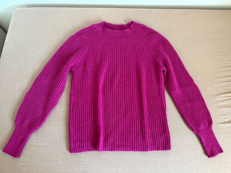 C&A CASHMERE PULLOVER, GR.S, PINK, BEQUEM, LEICHT, WARM