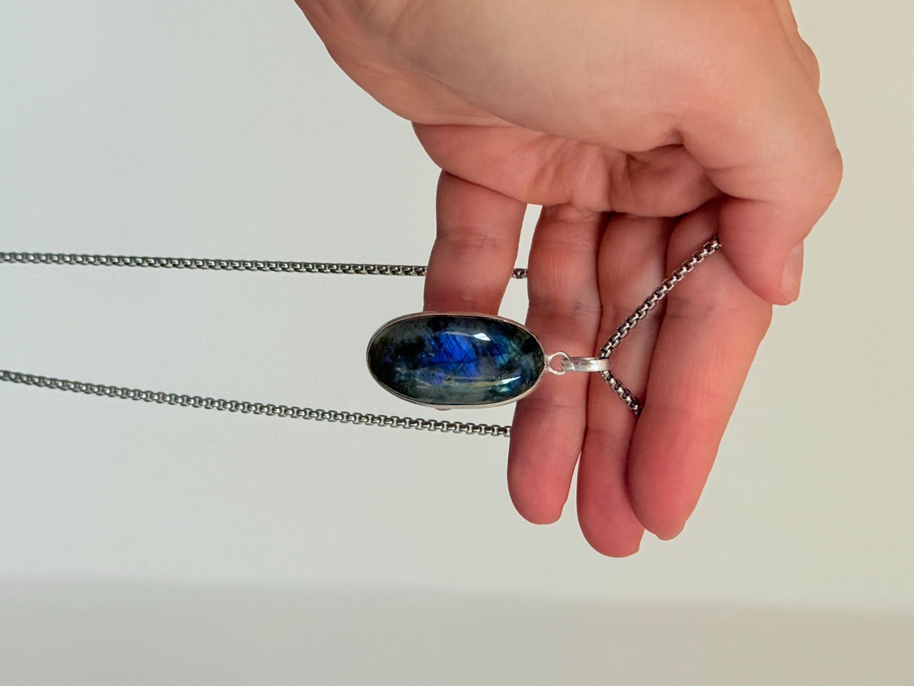 Catenine: Collier avec Labradorite – Nuovo e nell'imballaggio originale da Genève venduto da AWWA 7