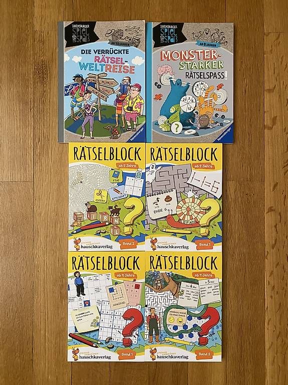 Bücher: Rätselblock Rätselhefte Ferienrätsel NEU – Neu (gemäss Beschreibung) aus Muttenz von Bugijeta