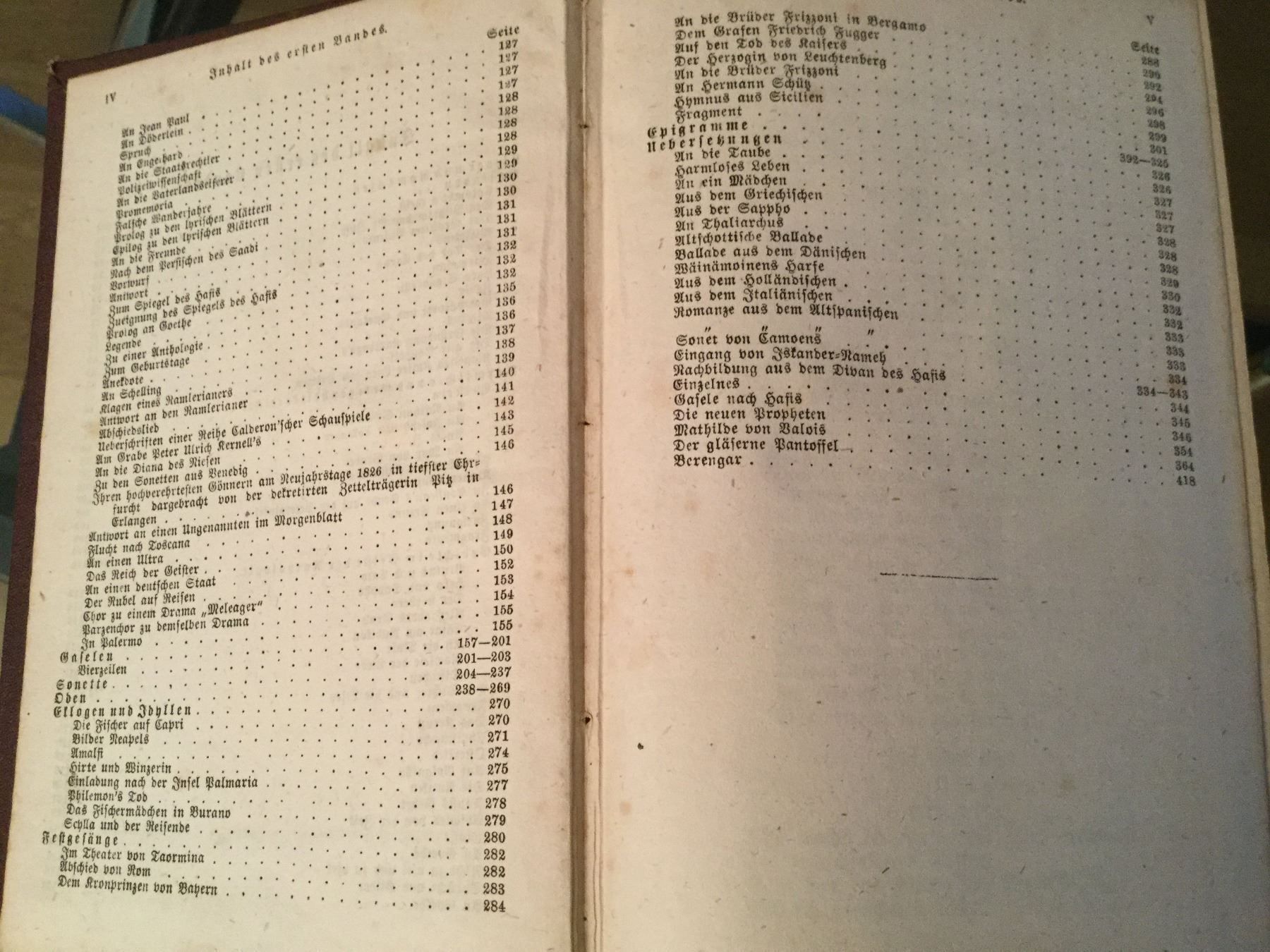 Libri: Gesammelte Werke, August v. Platen, 1870 – Usato da Luzern venduto da Einh0rn 3