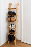 Schuhregal / Schuhleiter aus Holz – 7 Ablagen, 162 cm