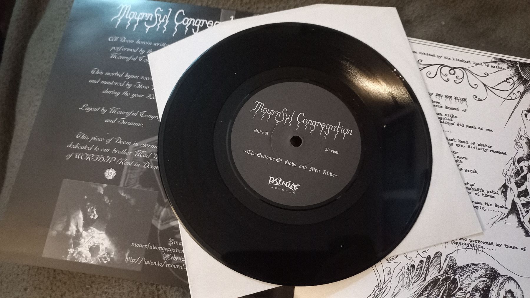 Schallplatten: Mournful Congregation/Worship-Split 7" Single Doom Metal – Gebraucht aus Olten von Donatello1984 3