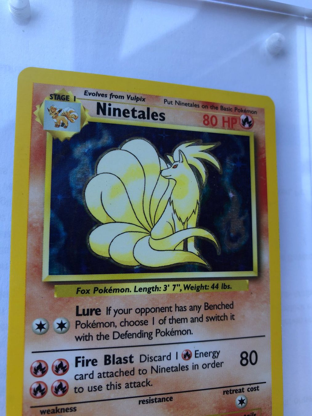 Sammelbilder & Trading cards: Ninetales Holo Base set - PL - ab 1.- – Gebraucht aus Giubiasco von dan_pr8b 3