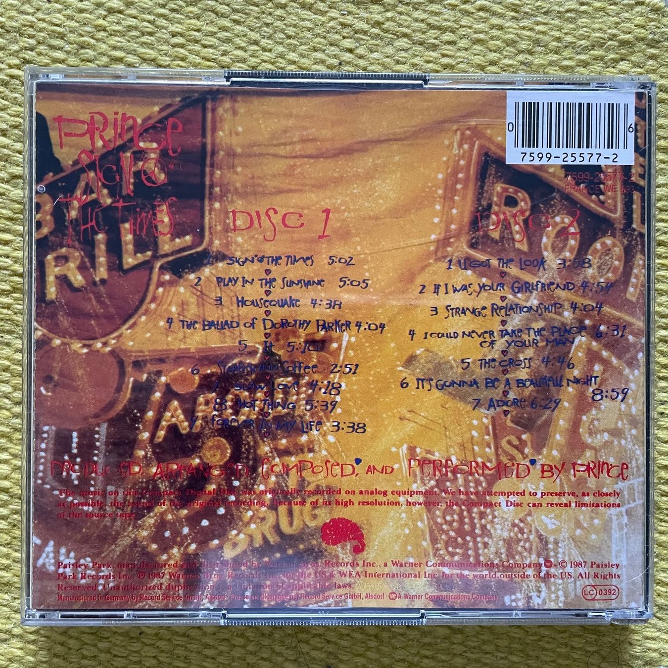 CD: PRINCE-2CD SIGN THE TIMES I+II – Usato da Rorschacherberg venduto da CD-Roli 1
