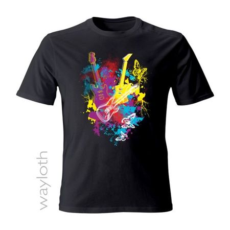 T-Shirt *Guitar Splatter*