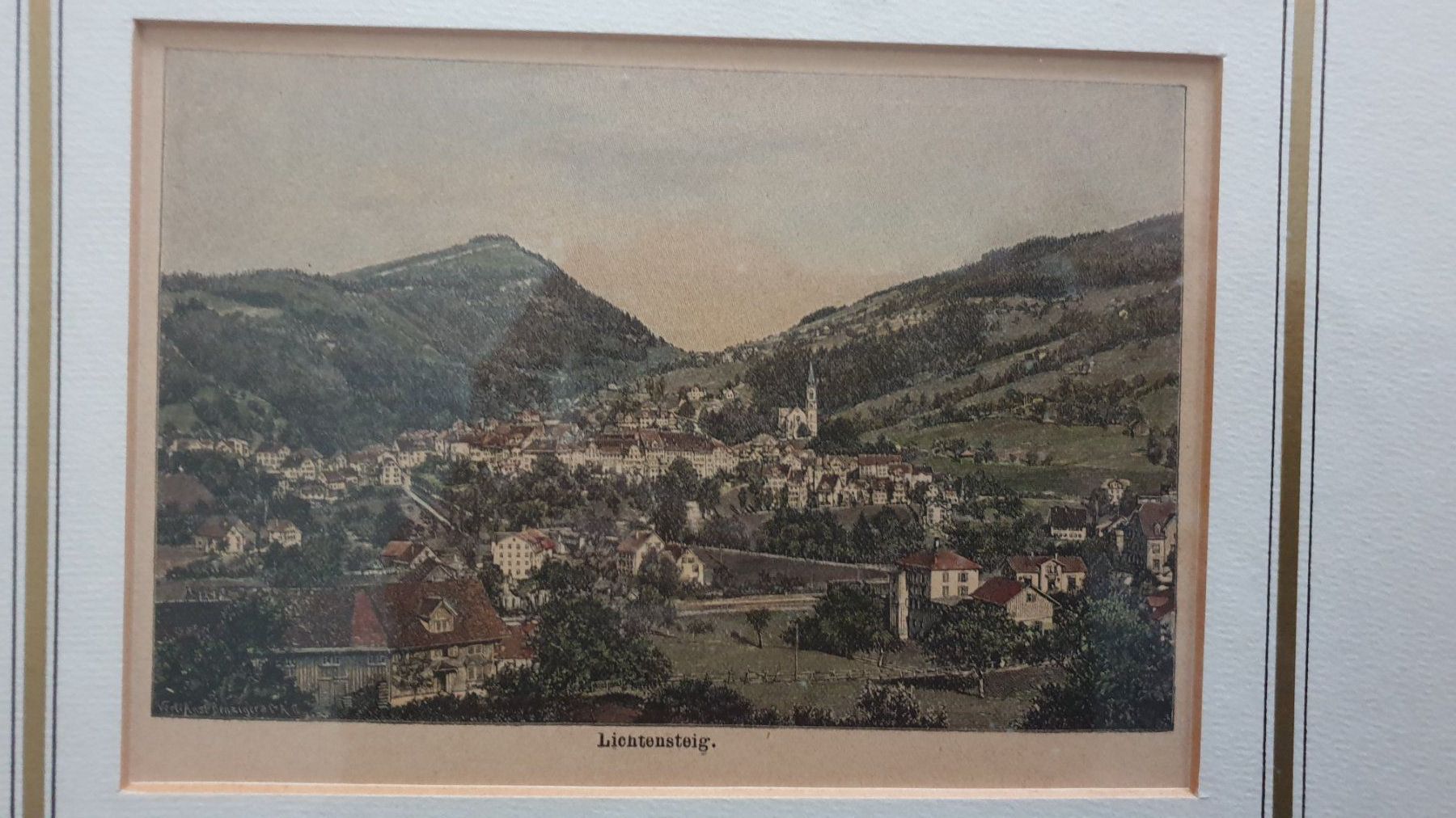 Stiche: Lichtensteig. Lütisburg. Über Eck vergoldet. – Gebraucht aus Goldach von armando_r 1
