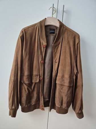 Gratis Versand Lederjacke Quadro braun Grösse 48 (M)