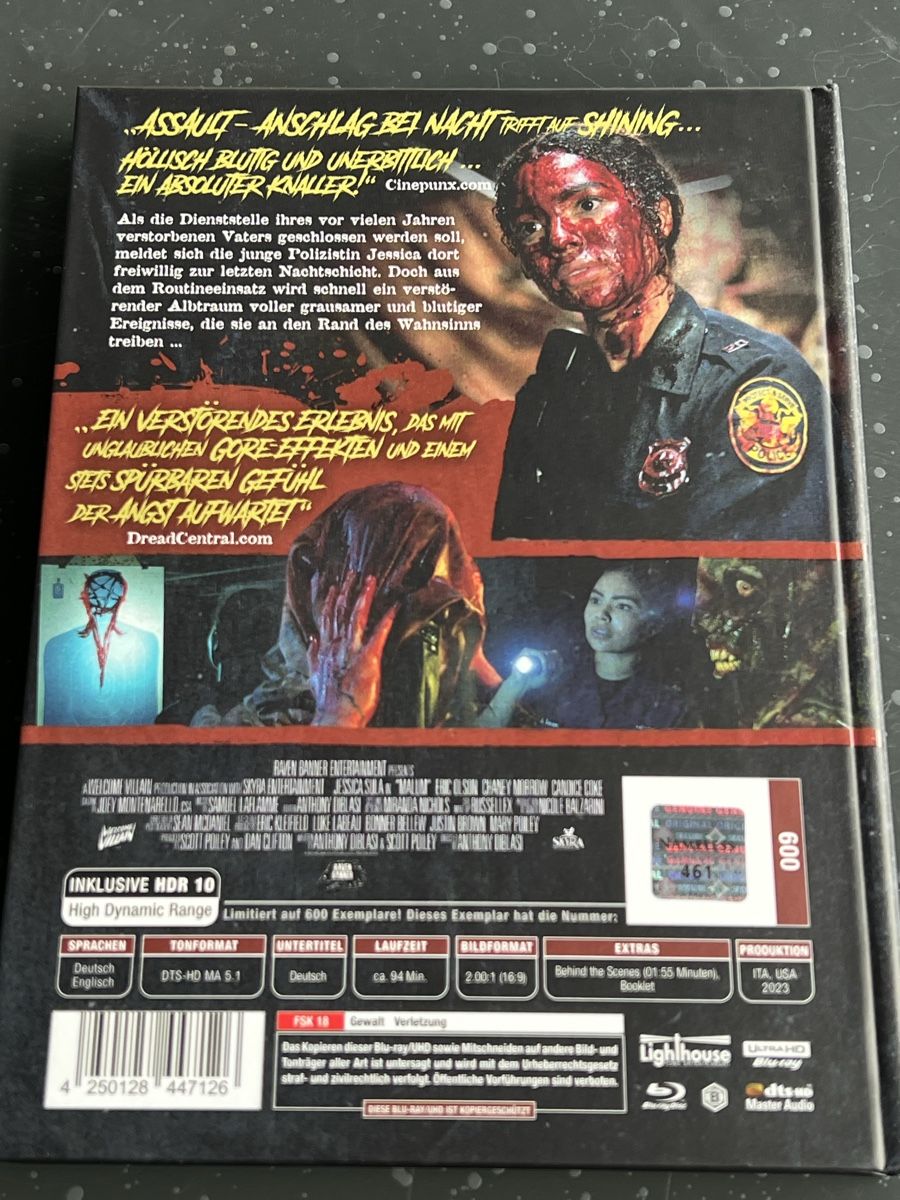 Tutti i DVDs: Malum 2 Disc UHD Mediabook Nameless – Nuovo (secondo la descrizione) da Buckten venduto da Dominoluna 1