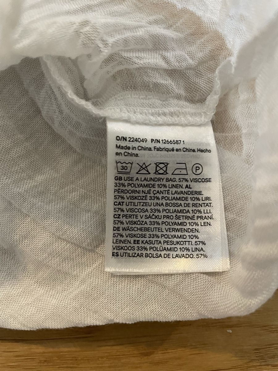 H&M Tuniche: H&M Sommer Bluse, Weiss, Grösse S – Usato da Arlesheim venduto da lela4056 1