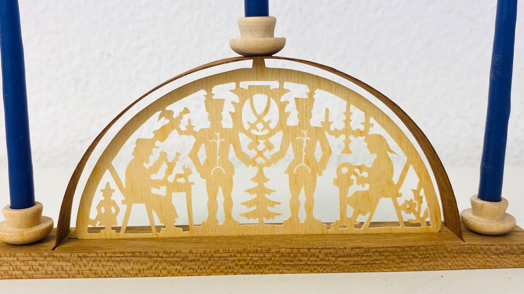 Portacandele: Erzgebirgische Schwibbogen / Lichterbogen / Kerzenständer – Usato da Zürich venduto da Arche_Brockenhaus 1