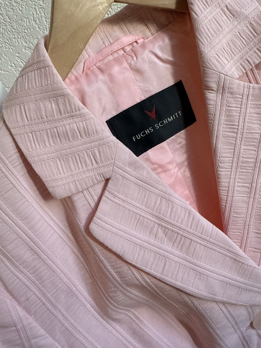 Fuchs Schmitt Giacche: Blazer rose clair Fuchs Schmitt, t.38/M – Usato da Tavannes venduto da Thriftshop 3