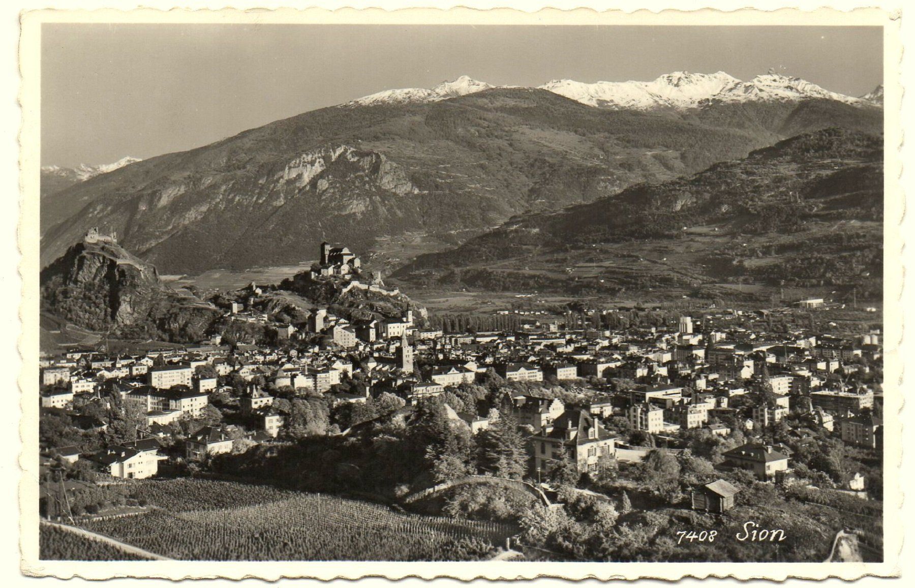 Cartoline postali: SION – Usato da Jona venduto da philajona