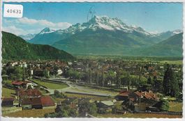 Aigle - Vue generale et les Dents du Midi