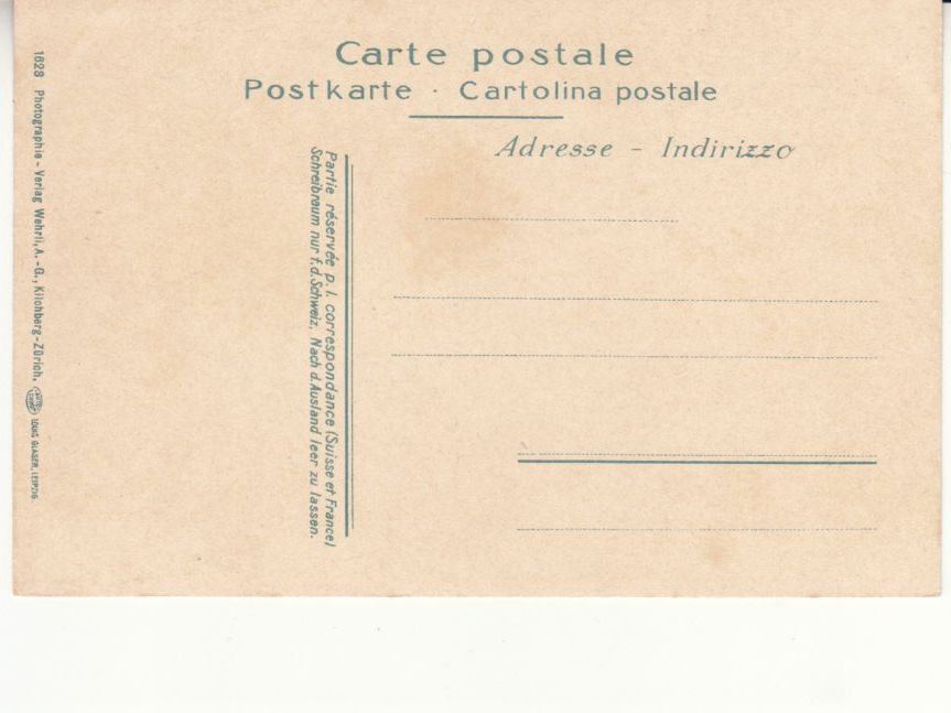 Cartoline postali: Rigi Staffel Kulm ca. 1900 – Usato da Bürglen TG venduto da StampGraf 1