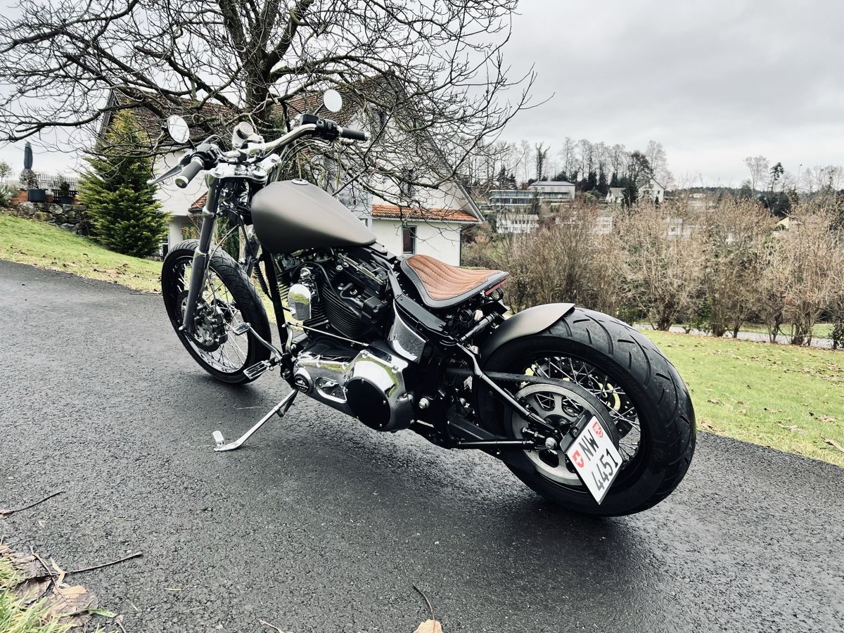 Harley-Davidson Chopper: 2001 Harley Davidson Softail Precision Bobber – Usato da Meggen venduto da PrecisionBobbers 3