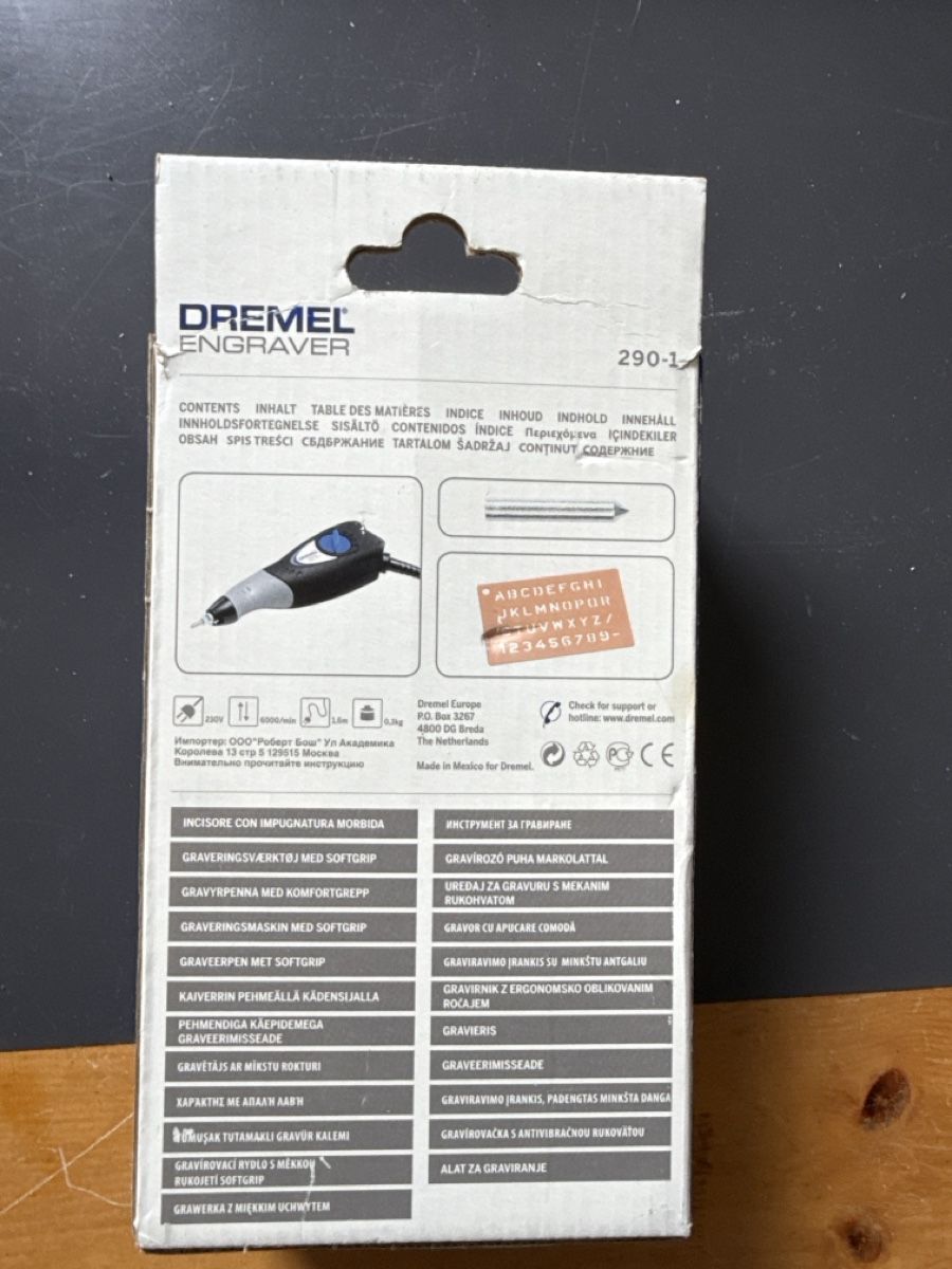 Alle Maschinen: Dremel Graviergerät 290-1 mit Schablone – Neu (gemäss Beschreibung) aus Ebikon von Bjon23 1
