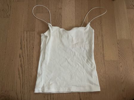 Zara white top, size S, summer basic