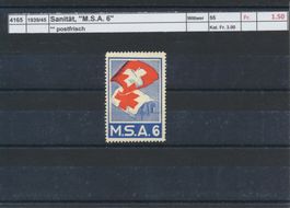 1939/45 Sanität, "M.S.A. 6", ** postfrisch