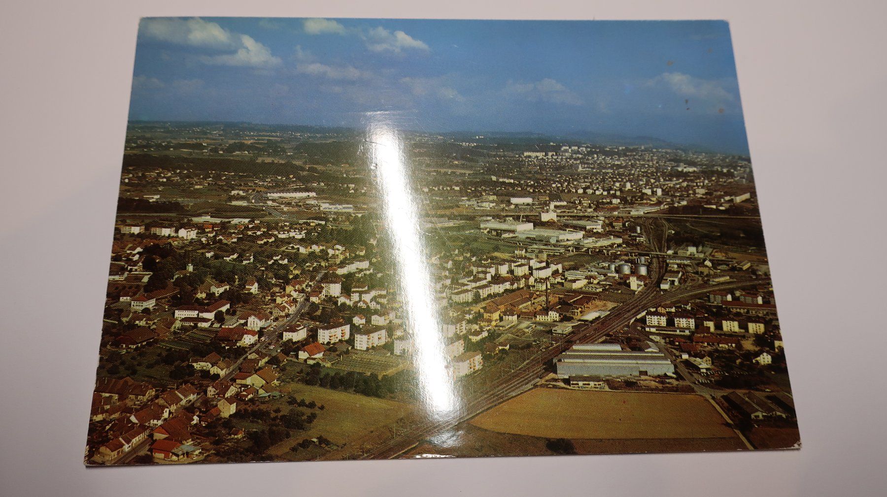 Ansichtskarten: Bussigny vue générale  1988 – Gebraucht aus Cormoret von Pascalll2001 1