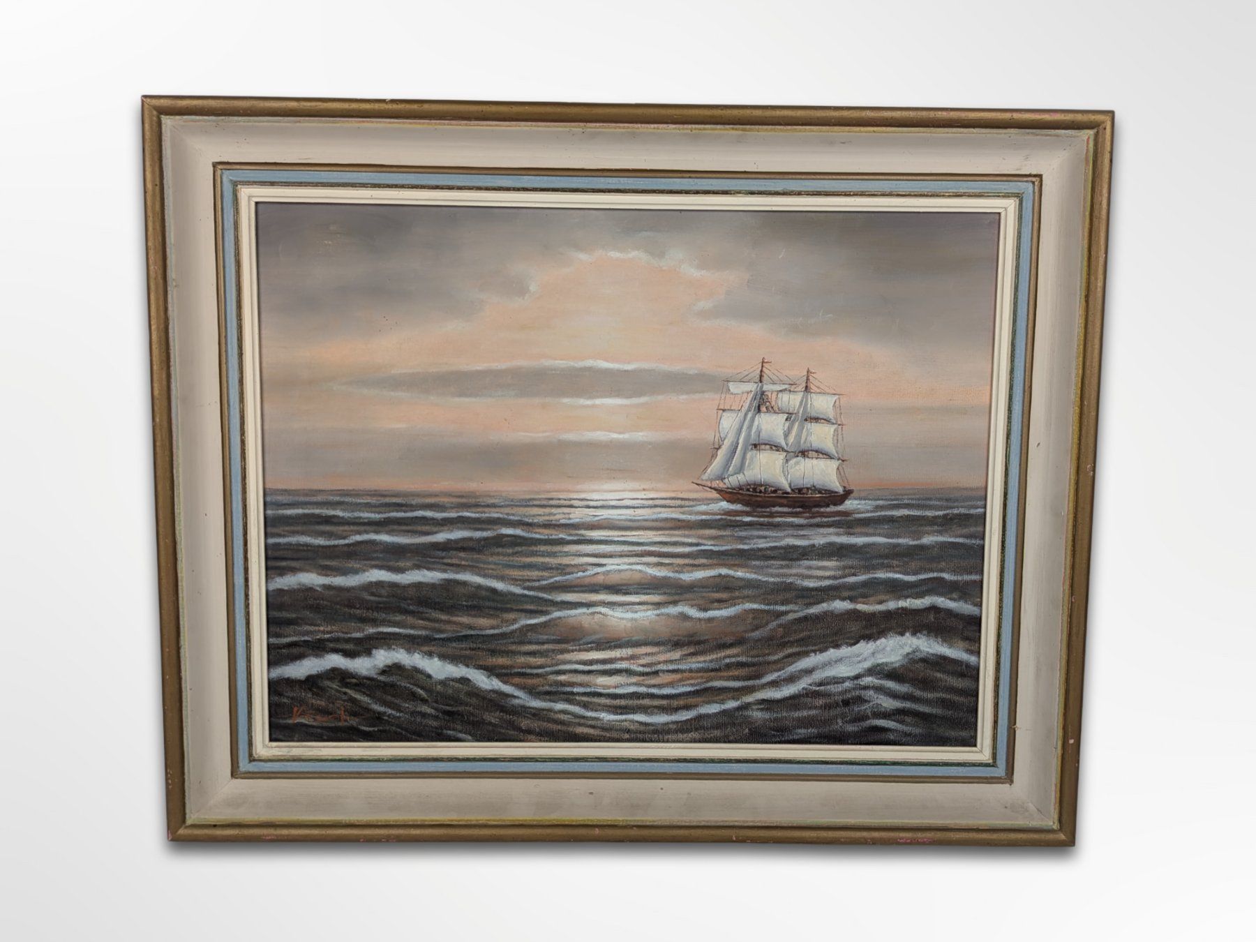 Tableaux: CH. VÖGELI Ölbild Meer – D'occasion à Suhr par Restwert_Suhr