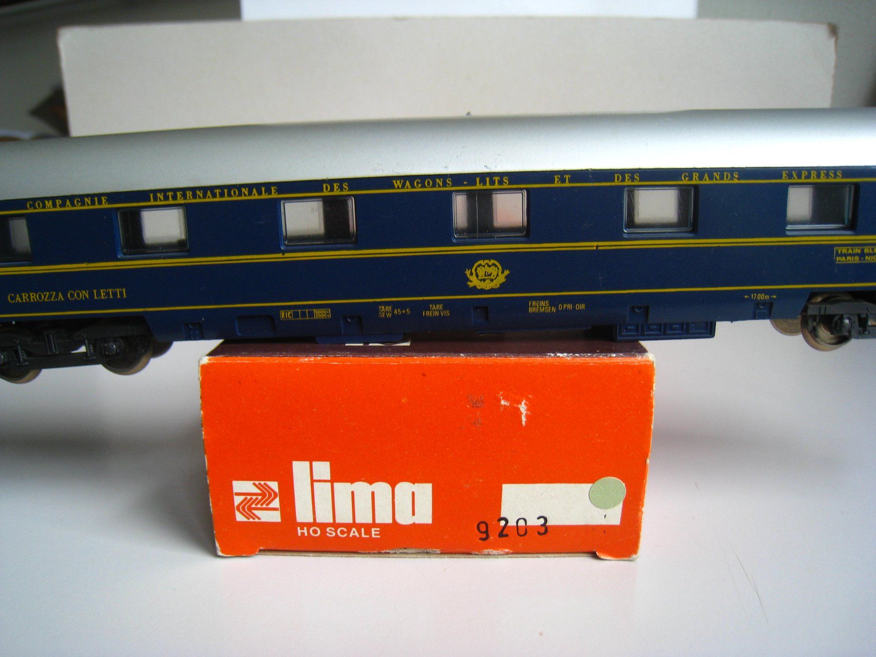 Lima Modellini di ferrovie: Lima CIWL Schlaf-Wagen Nummer 4787,  9203 – Usato da Buchs ZH venduto da swiss-train