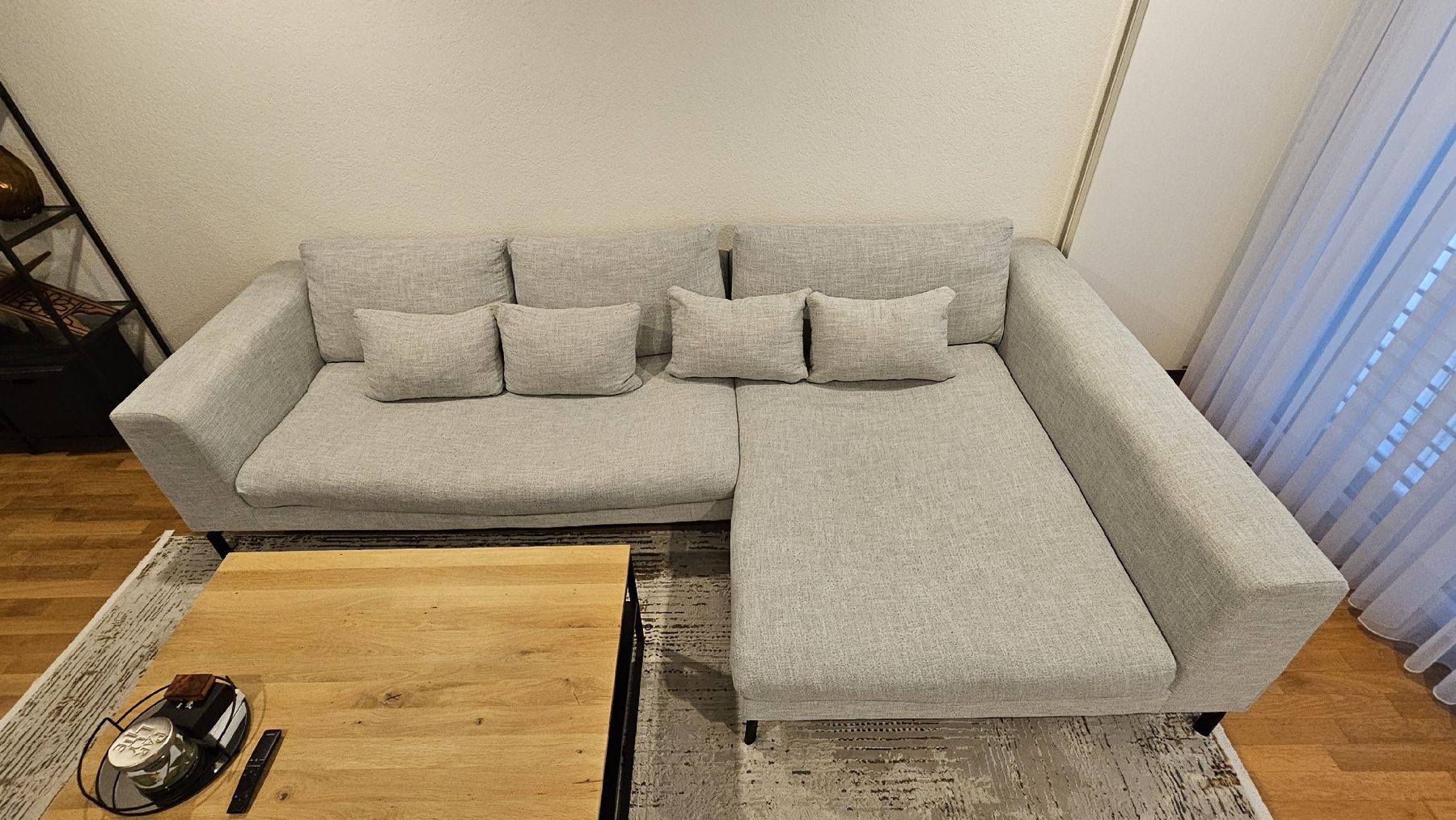 Micasa Sofas: Micasa KRÄMER II Ecksofa hellgrau, Sofa mit Chaiselongue – Gebraucht aus Au ZH von muh_8zkn 1