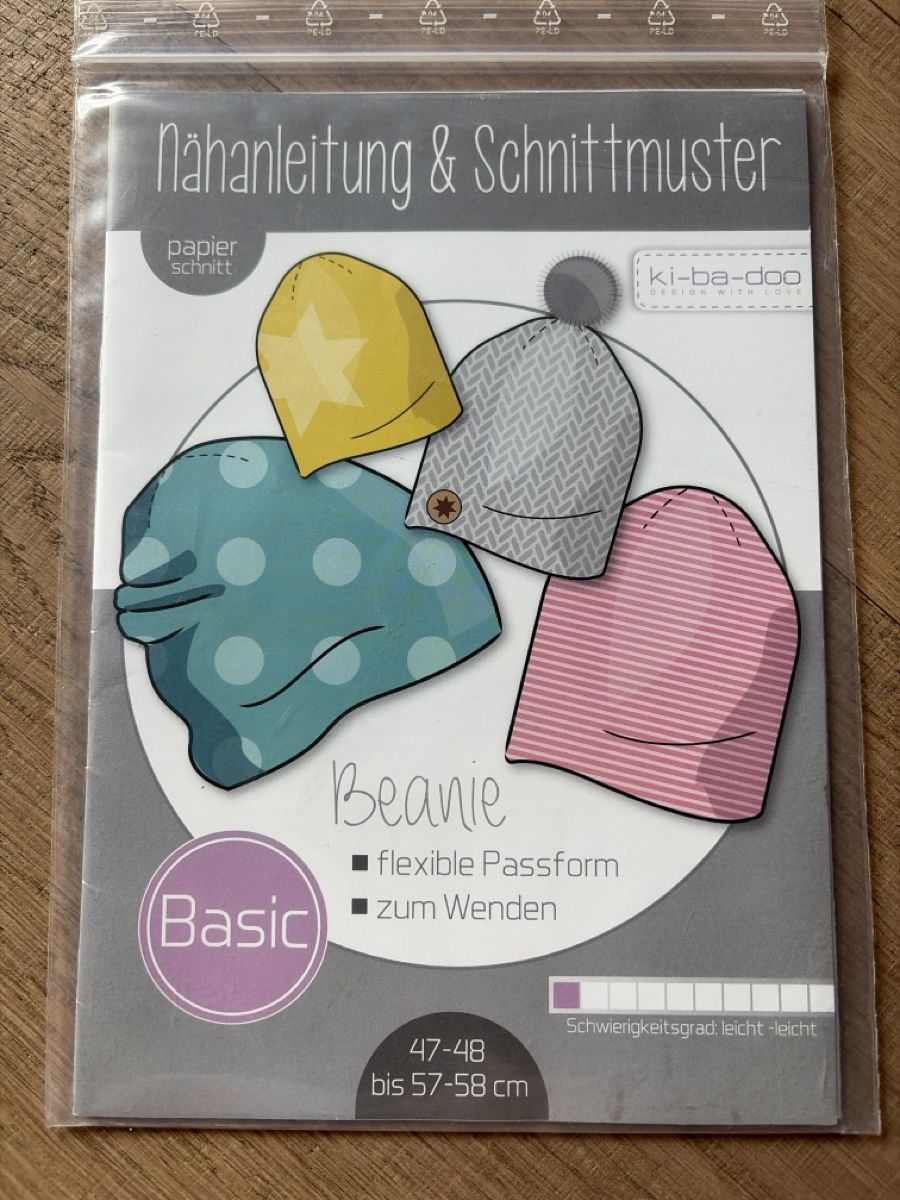 Cartamodelli: Schnittmuster Beanie Basic 47-58cm neu – Usato da Saanenmöser venduto da ballerinas