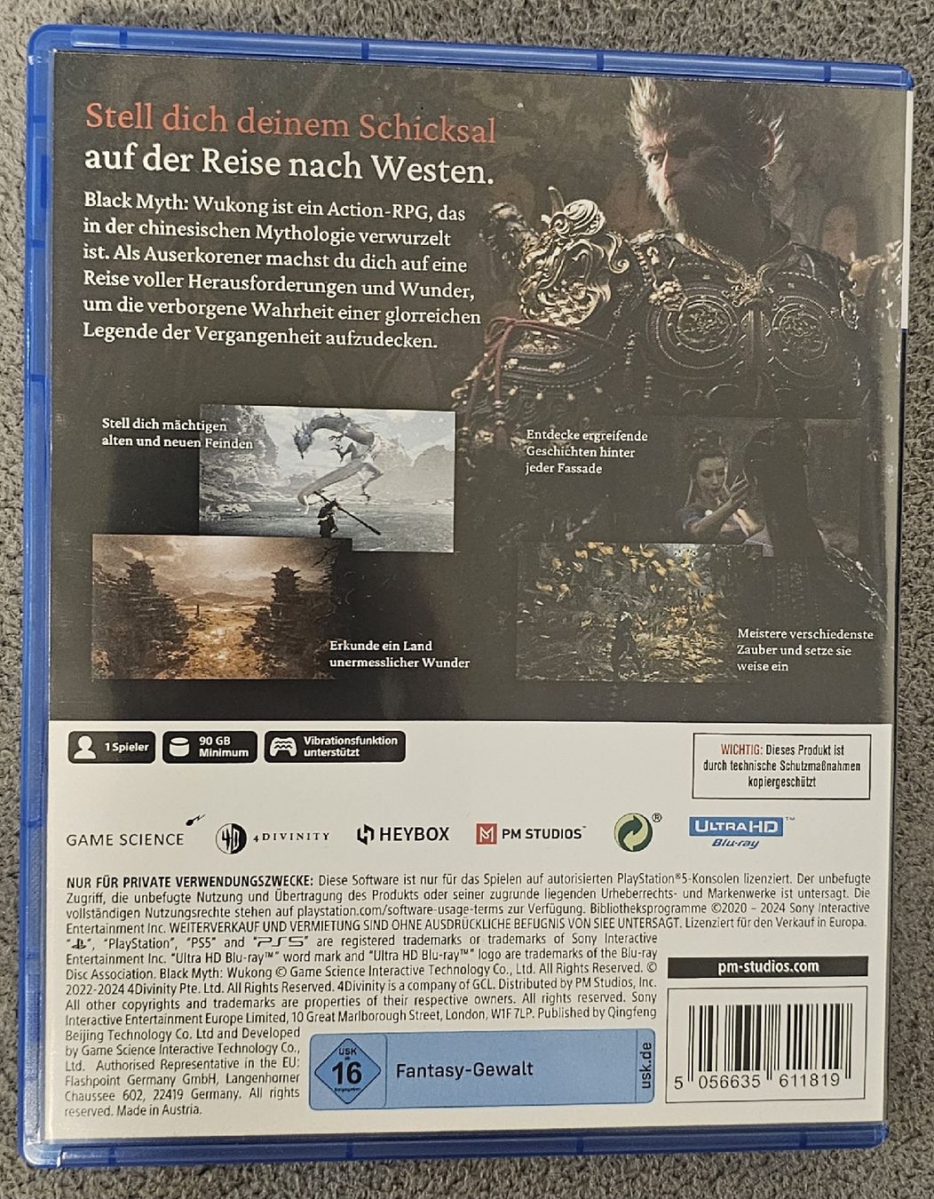 Spiele: Black Myth Wukong PS5 – Neu (gemäss Beschreibung) aus Chur von Saiyajin7 2