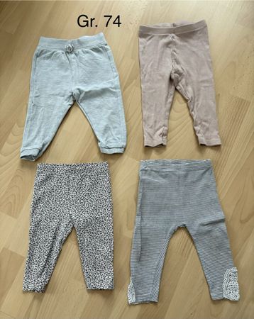 4 Mädchen Leggins Gr. 74, Top Zustand