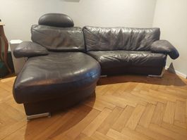 Designklassiker: Artanova Medea Leder-Sofa Module