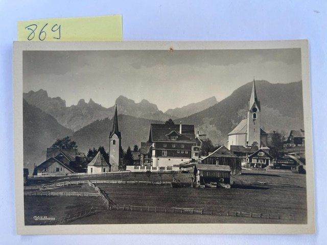 Cartes postales: alte Ansichtskarte Wildhaus – D'occasion à Niederwil AG par dahu75