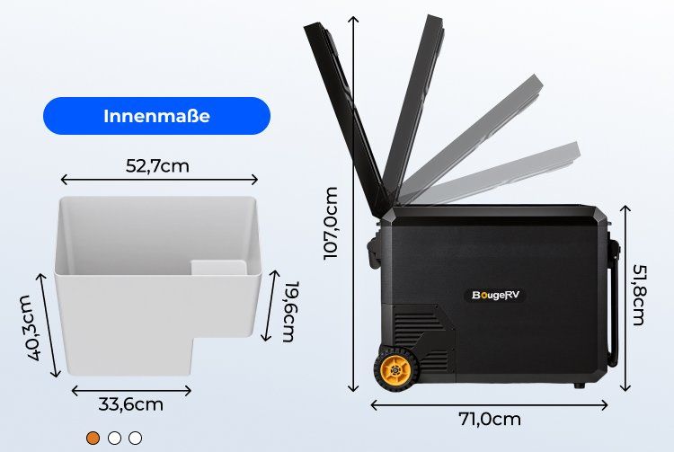 Réfrigérateurs et refroidissement: BougeRV 47L Kompressor Kühlbox mit Rollen – Neuf (Voir description) à Neuhaus SG par LENZ30 8