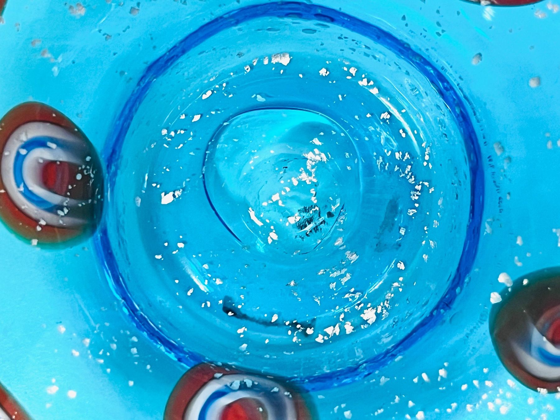 Ciotole: Glas Schale Blau im Murano Stil – Usato da Zürich venduto da Arche_Brockenhaus 7