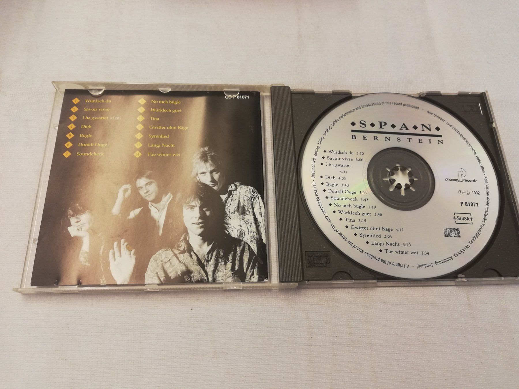 CDs: SPAN - BERNSTEIN – Gebraucht aus Bern von Vinylsound.ch 2
