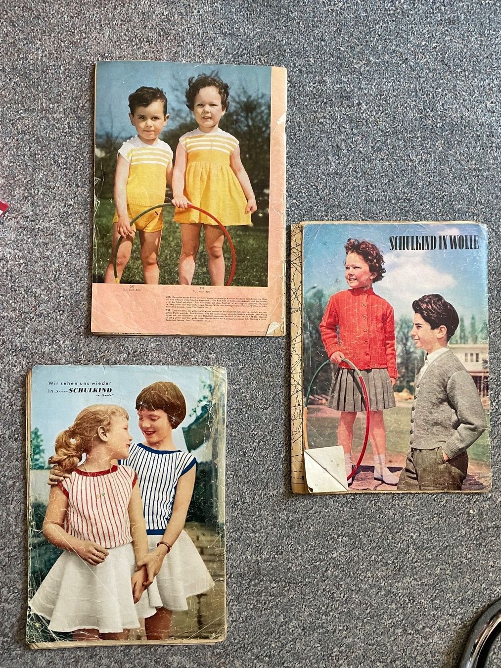 Riviste & Magazine: 3 Hefte Unser Kleinkind / Schulkind in wolle – Usato da Buchs SG venduto da Billikatze5 4