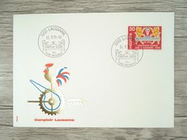 TR62 Enveloppe + Timbre Suisse 1971