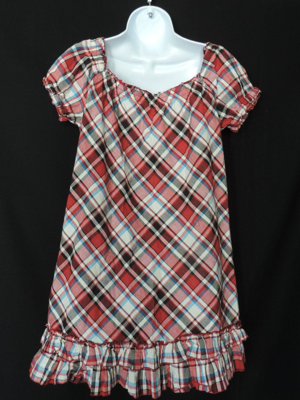 Kleider: robe à carreaux rouge et bleue – Gebraucht aus Genève von Axelle333 8
