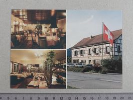 Diessenhofen, Werbe Faltkarte Landgasthof Rheinperle, 1992