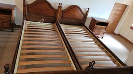 Doppelbett inkl. Wimolla-Lattenroste 180x200
