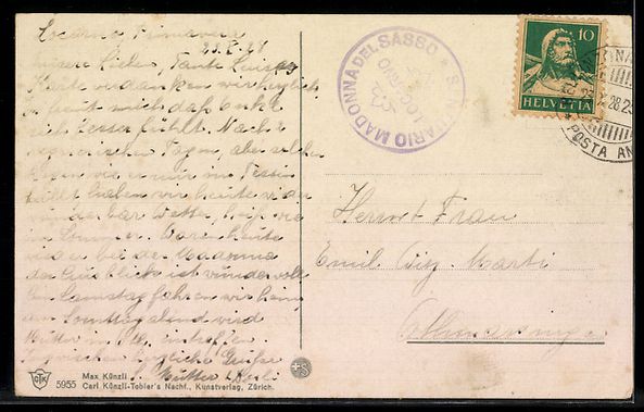 Cartoline postali: AK Locarno, Casa rustica – Usato da Berlin venduto da bartko-reher 1
