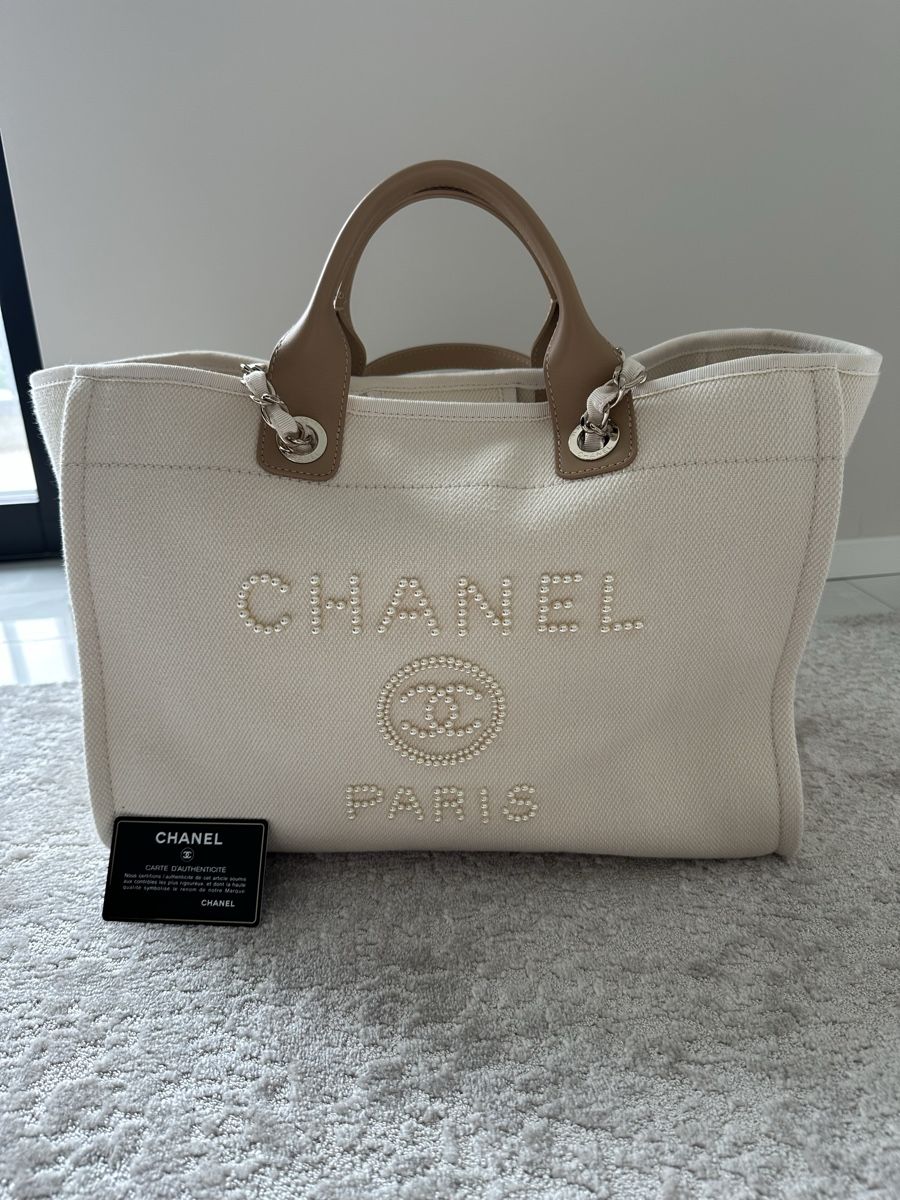 Chanel Borse da donna: Chanel Cabas Deauville – Usato da Grandvaux venduto da Leloudu099