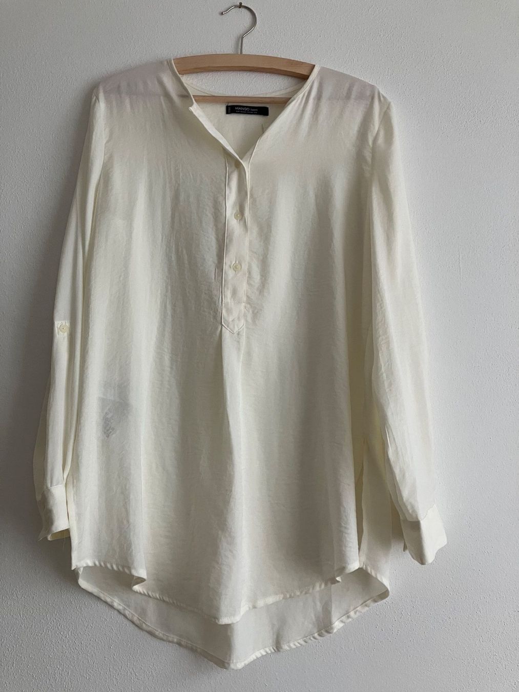 Mango Tuniche: Oversize Tunique XS, beige, MANGO, polyester – Usato da Zürich venduto da Janakpur
