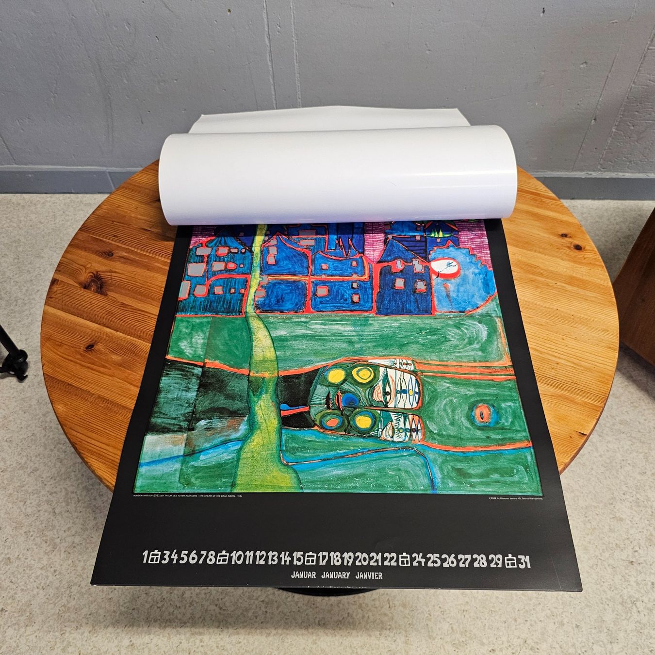 Calendari: Friedrich Hundertwasser Kalender 2005 Bilder Sammlung – Usato da Nottwil venduto da Wondewa-Shop 2