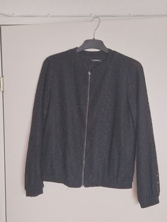 Promod Jacke Spitze schwarz Grösse M guter Zustand