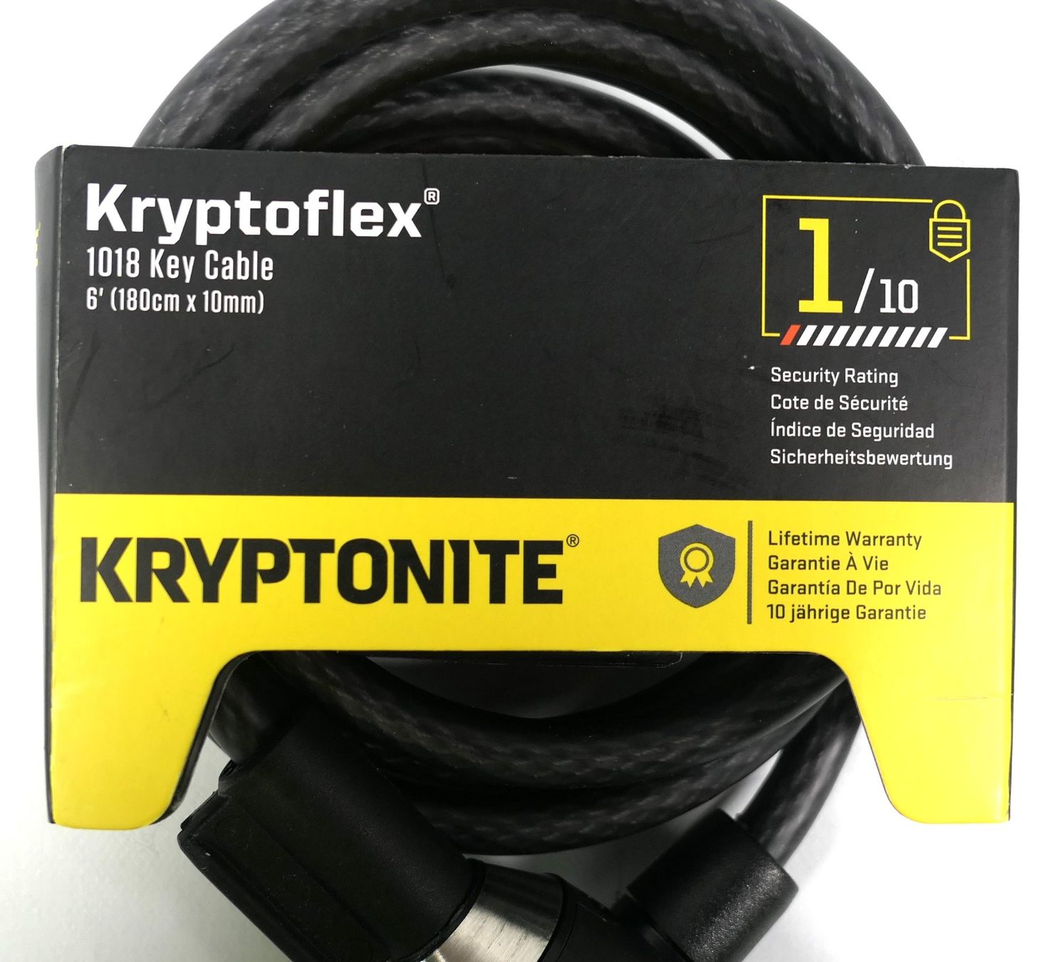 Schlösser: Kryptonite Kryptoflex 1018 Fahrradschloss 180cm – Neu (gemäss Beschreibung) aus Münchenstein von  2