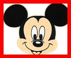 Mickey Mouse Aufnäher Badge Aufbügler Lustigs Taschenbuch