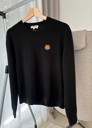 Kenzo Rundhalspullover – Größe L | 100 % Wolle