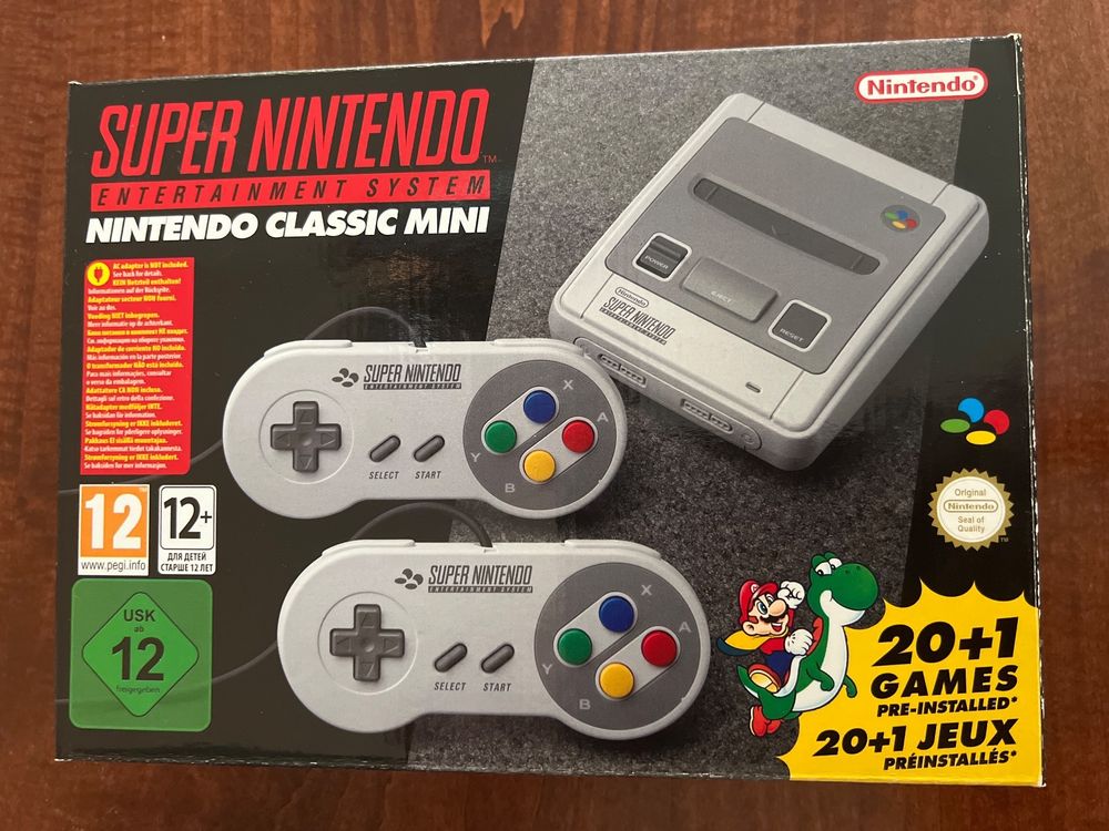 Super Nintendo Classic mini 20+1 Games | Kaufen auf Ricardo