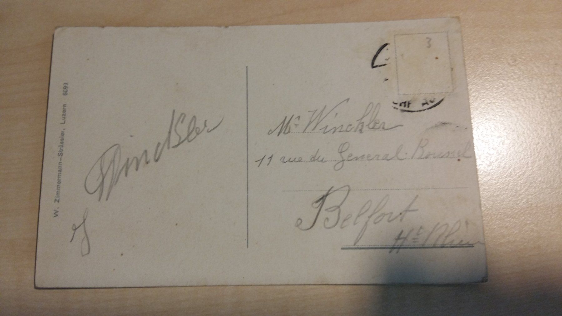 Cartoline postali: Chateau Gütsch in Luzern, farbige Ansichtskarte – Usato da Zürich venduto da IrisA0102 1